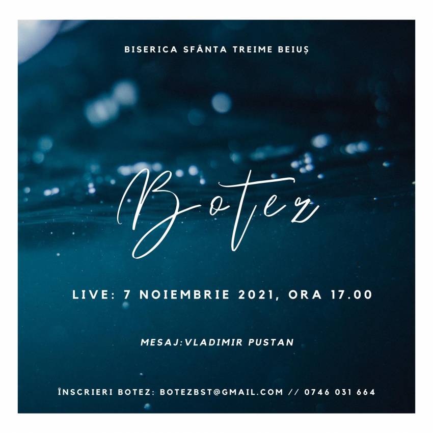 Botez la Biserica Sfânta Treime Beiuş