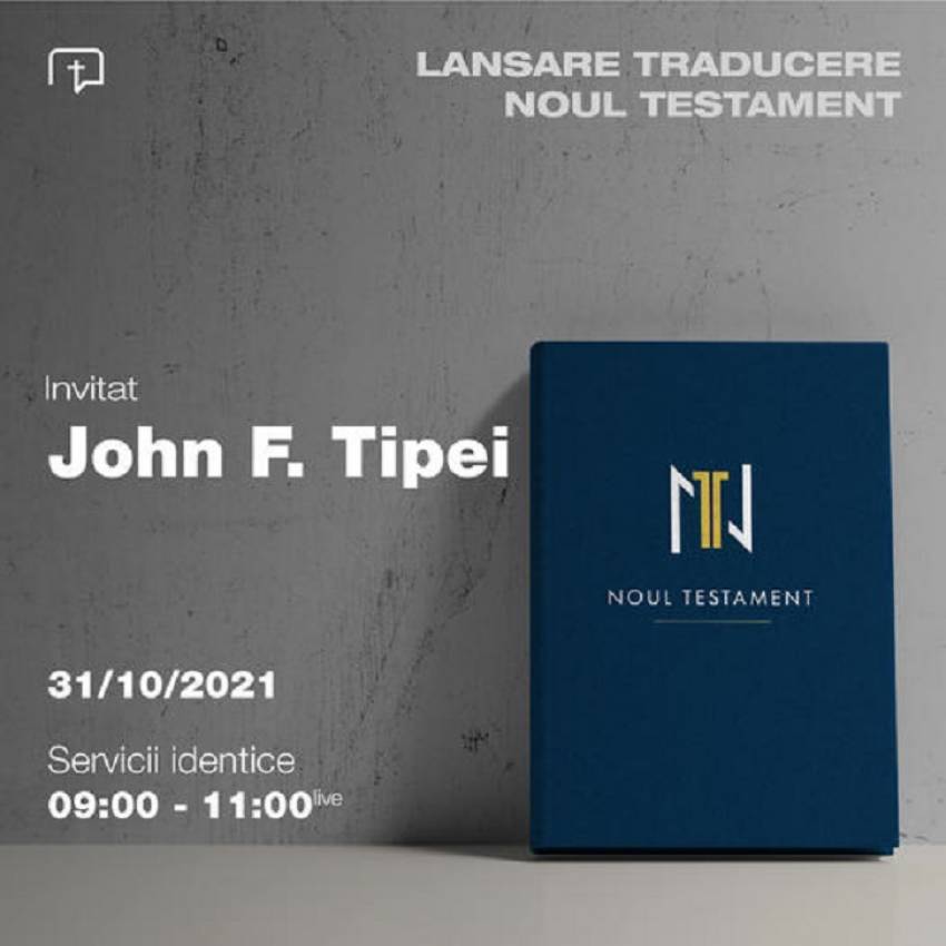 John Tipei & Lansare de carte la Biserica Ekklesia Arad