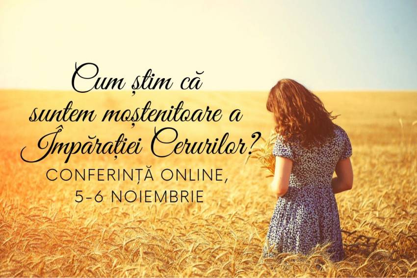 Conferință online pentru femei cu Mia Oglice