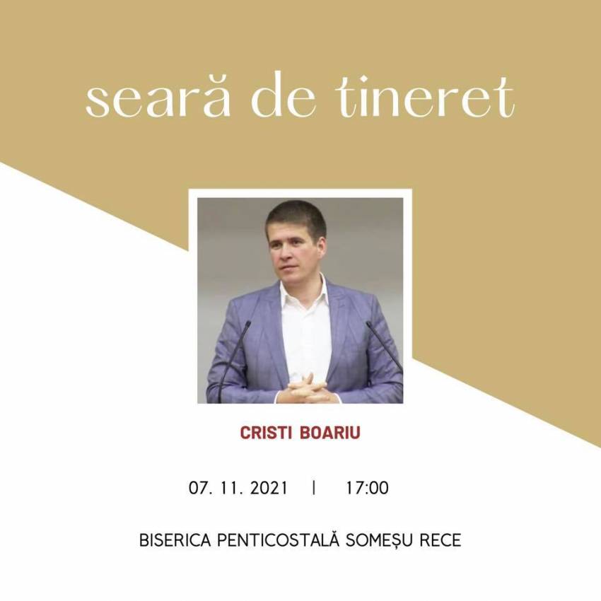 Cristi Boariu la Biserica Penticostală Someșu Rece