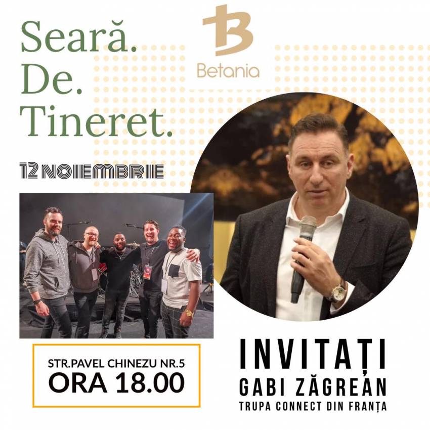 Gabi Zăgrean și Trupa CONNECT la Biserica Betania Târgu Mureș