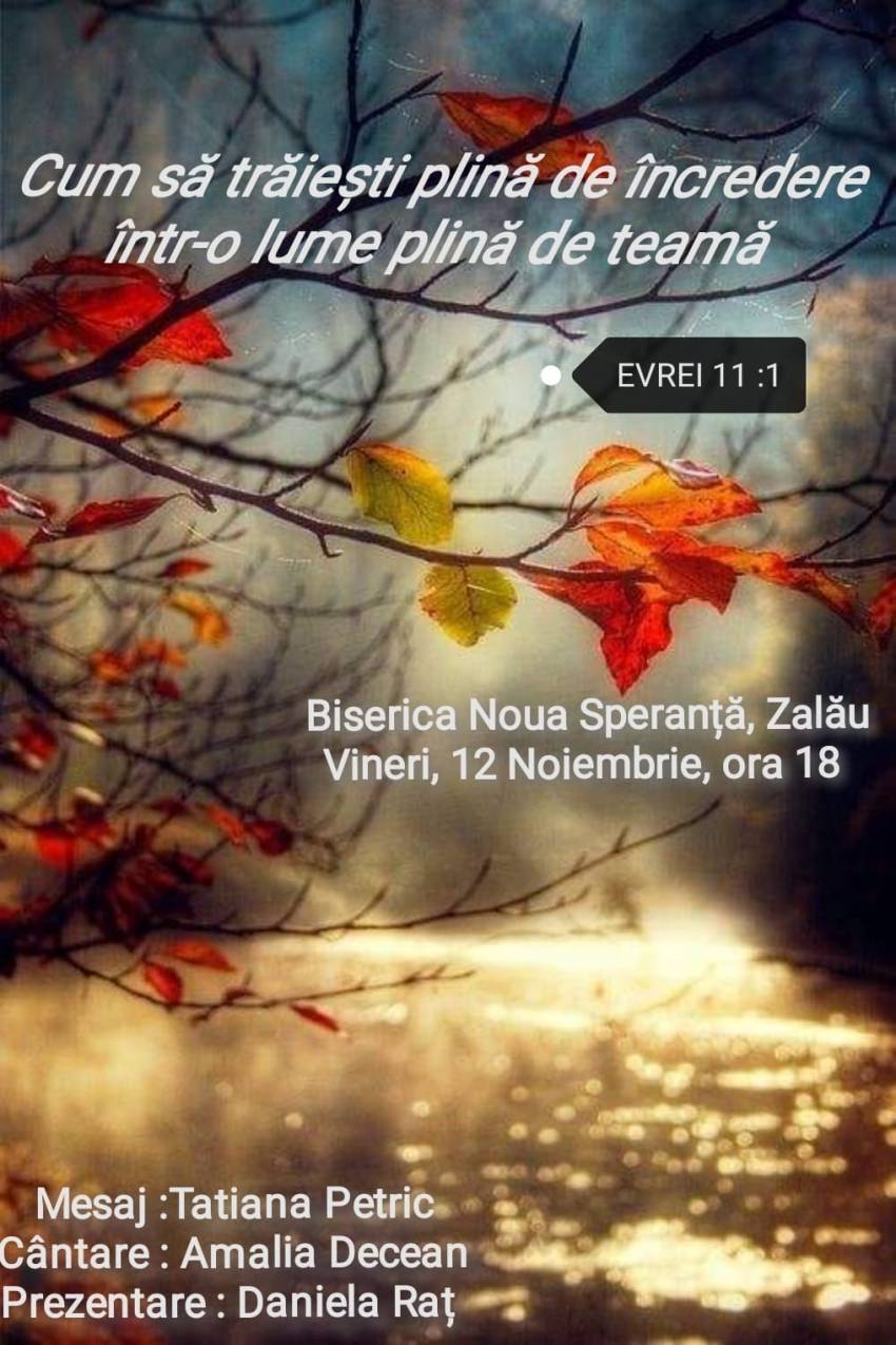 Amalia Decean la Biserica Noua Speranță Zalău