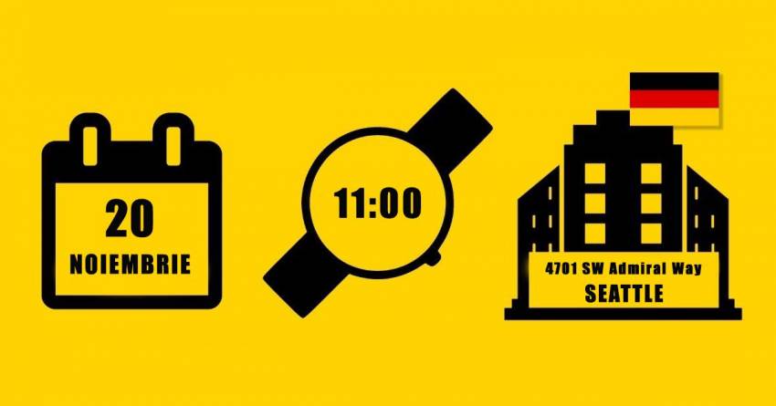 Protest pentru susținerea Familiei Furdui la Seattle, WA, SUA