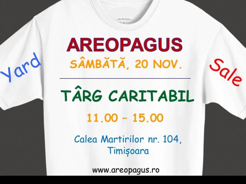 Târg caritabil la Centrul Areopagus Timișoara