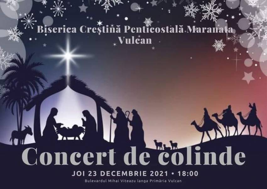 Concert de colinde la Biserica Maranata Vulcan