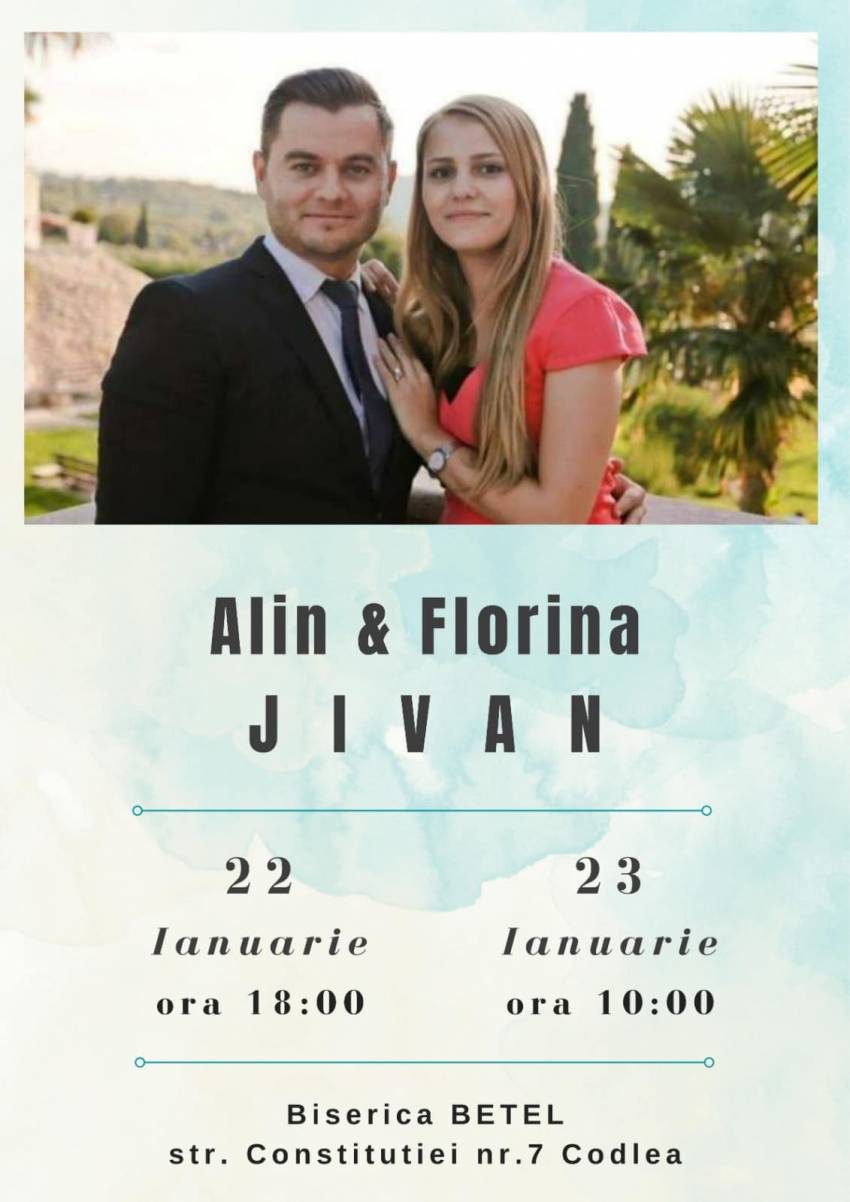 Alin & Florina Jivan la Biserica Betel Codlea