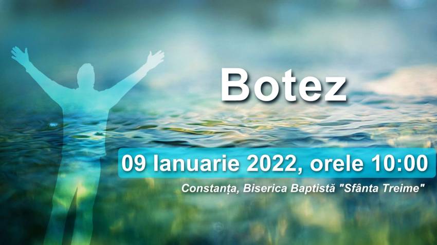 Botez la Biserica Sfânta Treime Constanța