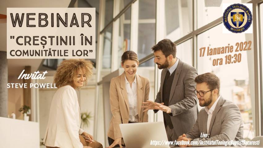 Institutul Teologic Baptist Bucureşti ◉ Webinar: 