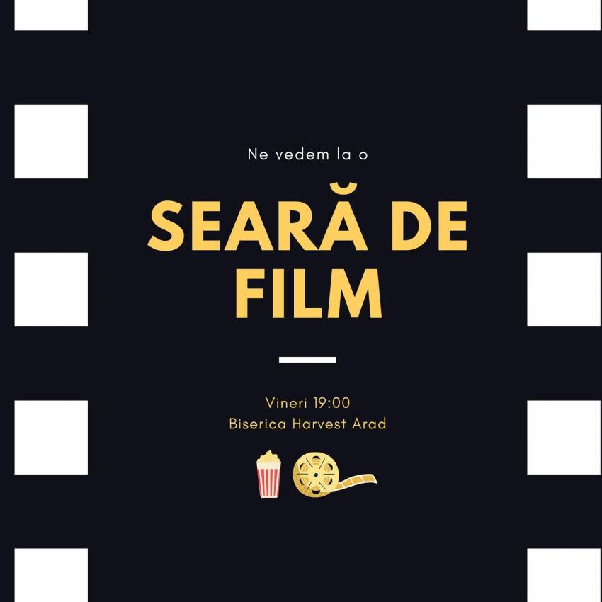 Seară de film la Biserica Harvest Arad