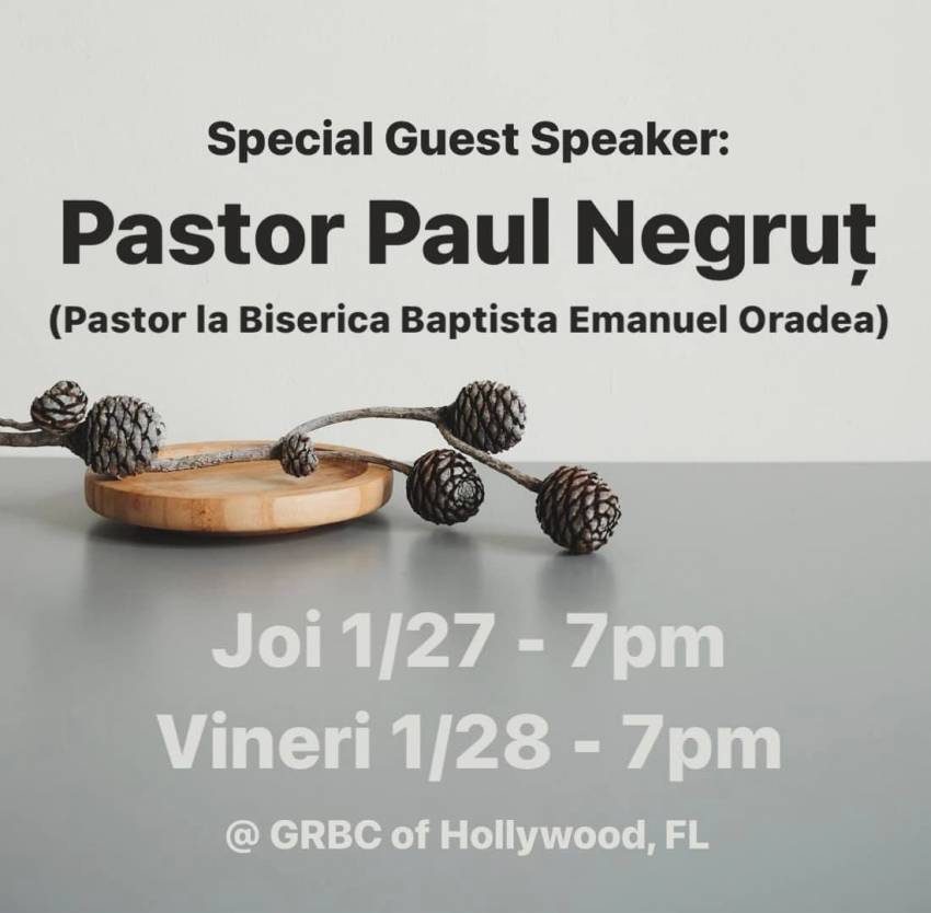 Paul Negruț la Biserica Harul Hollywood