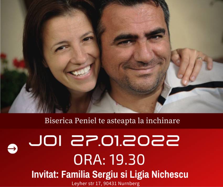 Sergiu & Ligia Nichescu la Biserica Peniel Nürnberg