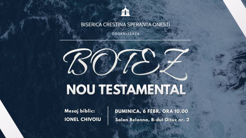 Botez la Biserica Speranța Oneşti