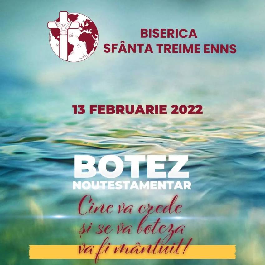 Botez la Biserica Sfânta Treime Enns