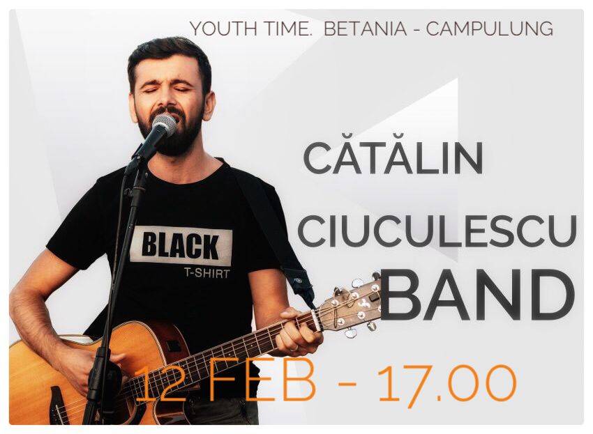 Cătălin Ciuculescu la Biserica Betania Câmpulung