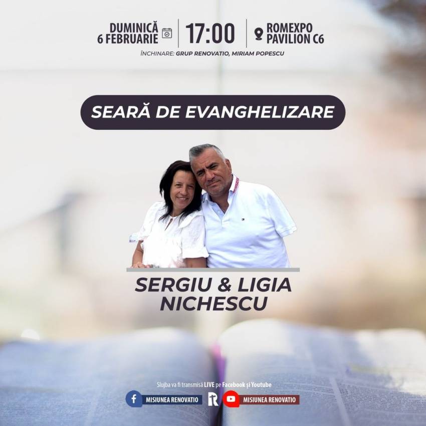Sergiu & Ligia Nichescu la Biserica Renovatio București