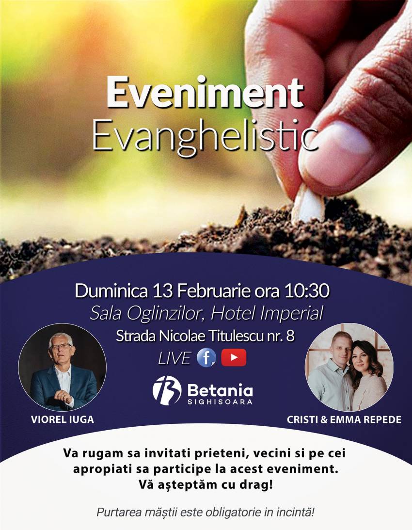 Viorel Iuga și Emma & Cristi Repede la Biserica Betania Sighișoara