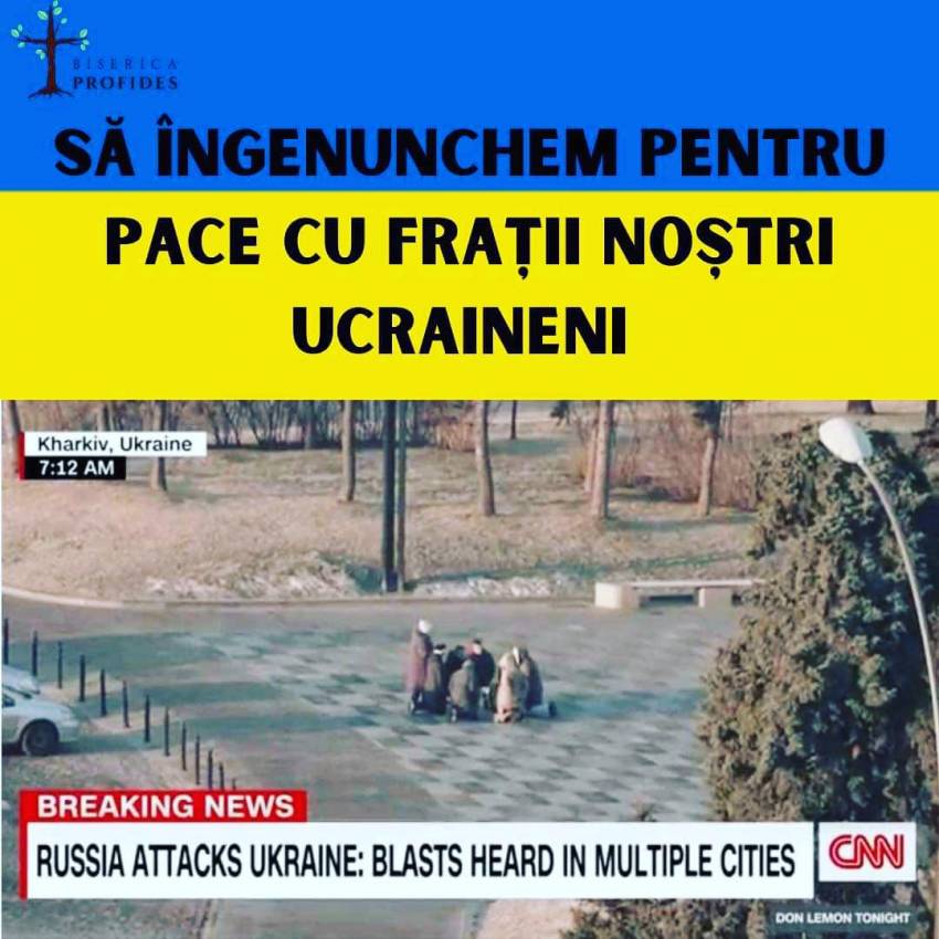 Tony Berbece ◉ Să îngenunchem cu frații noștri ucraineni!