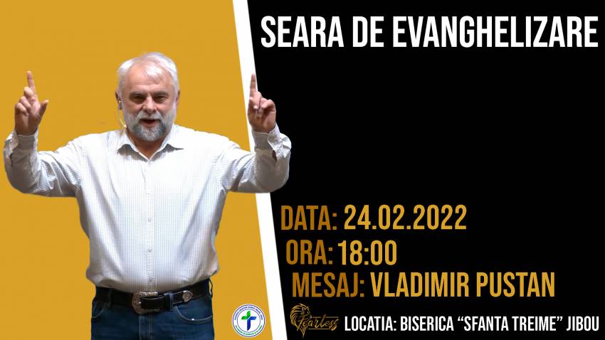 Vladimir Pustan la Biserica Sfânta Treime Jibou