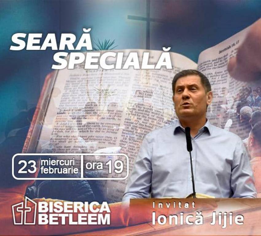 Ionică Jijie la Biserica Betleem Arad