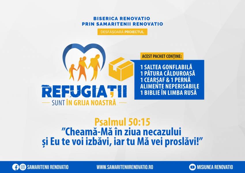 Samaritenii Renovatio ◉ O mână de ajutor pentru refugiații ucraineni...