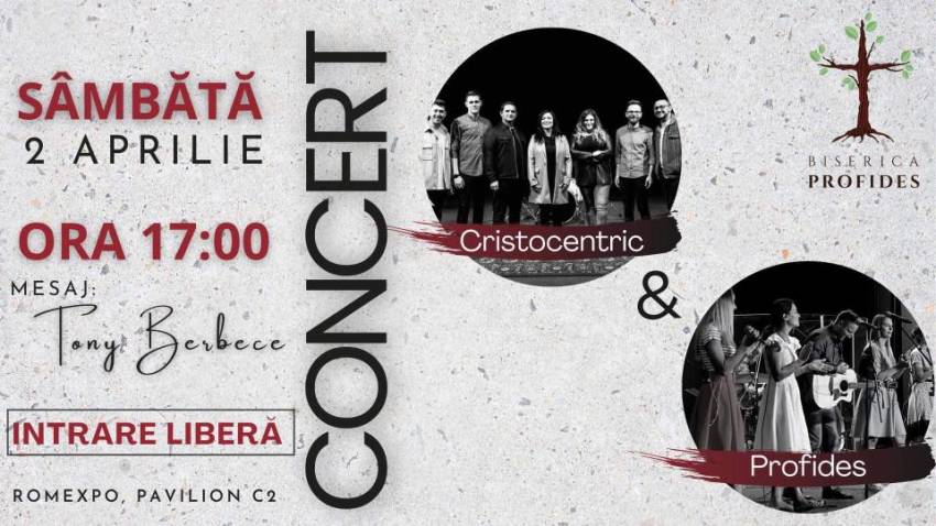 Concert Cristocentric la Biserica Profides București