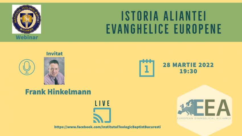 Institutul Teologic Baptist Bucureşti ◉ Webinar: 