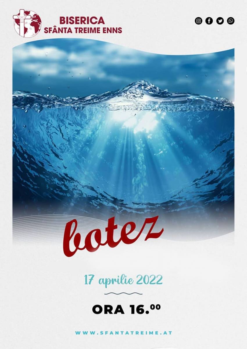 Botez la Biserica Sfânta Treime Enns