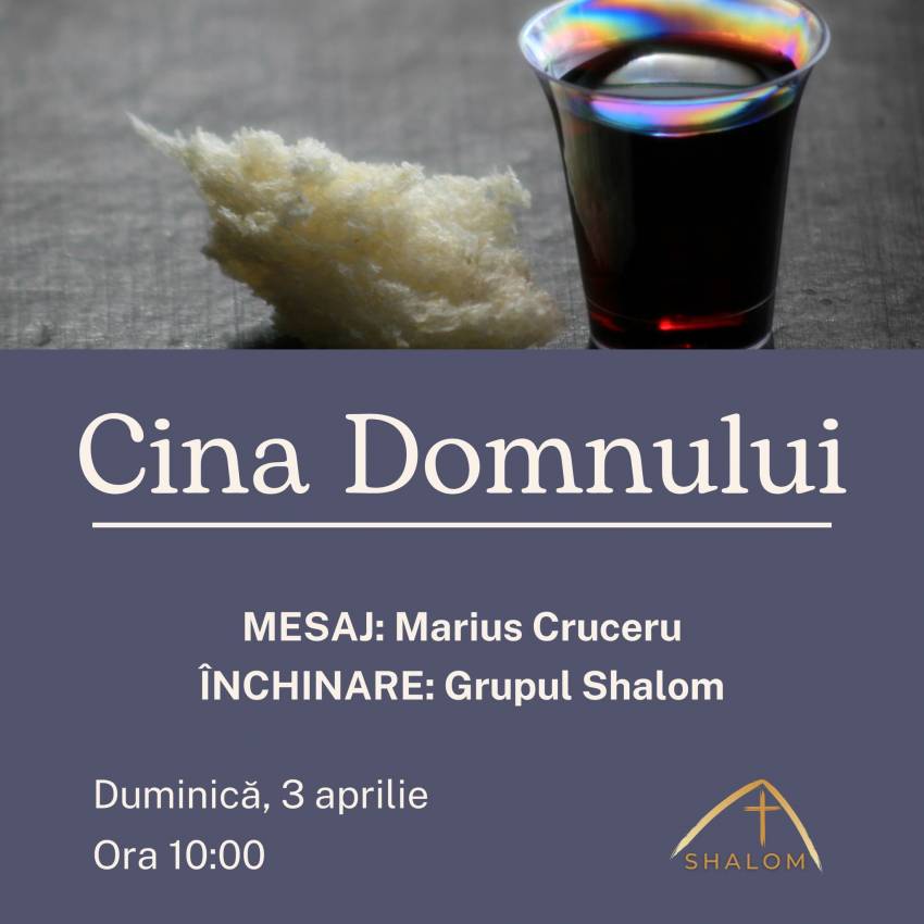 Marius Cruceru la Biserica Shalom Vaslui