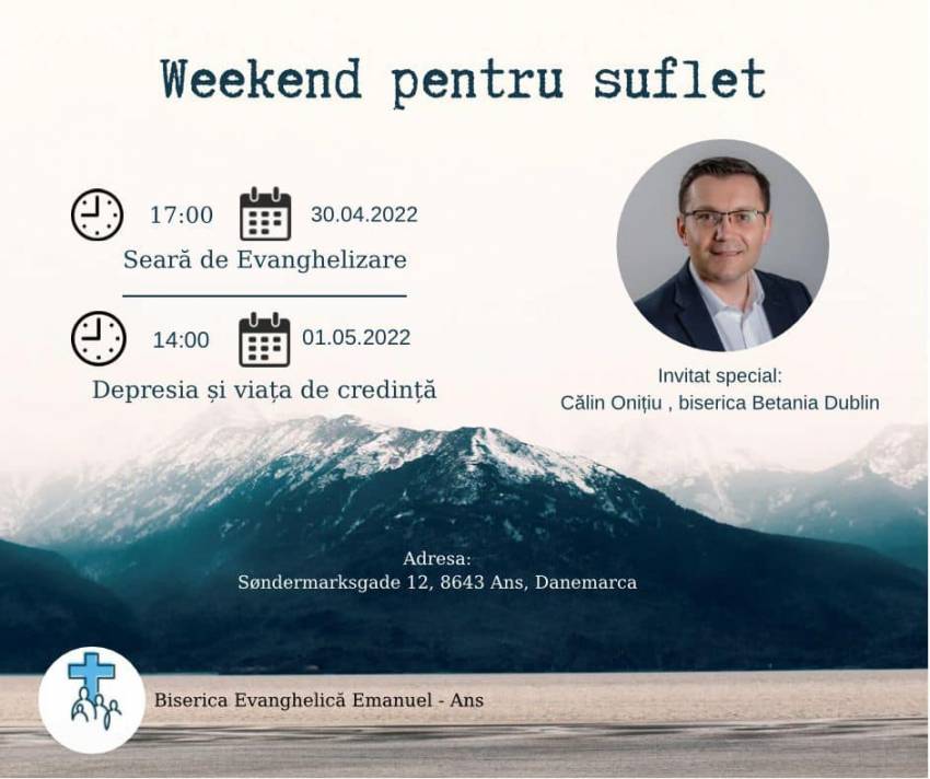 Călin Oniţiu la Biserica Evanghelică Emanuel Ans, Danemarca