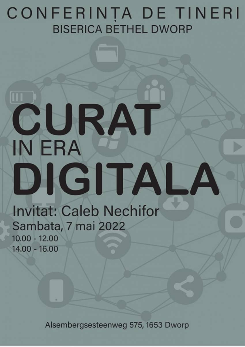Conferință de tineret cu Caleb Nechifor la Biserica Bethel Dworp