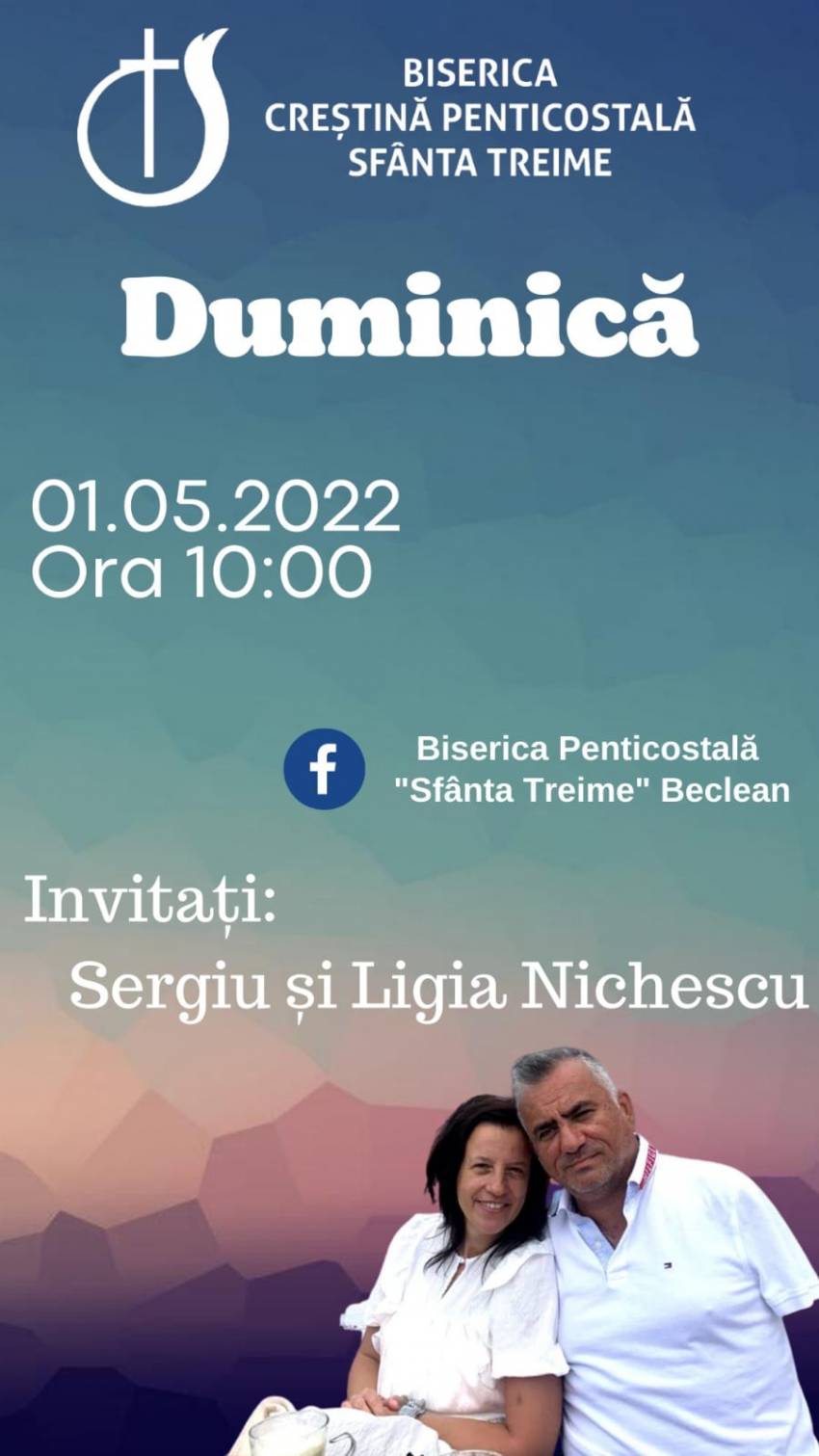 Sergiu & Ligia Nichescu la Biserica Sfânta Treime Beclean
