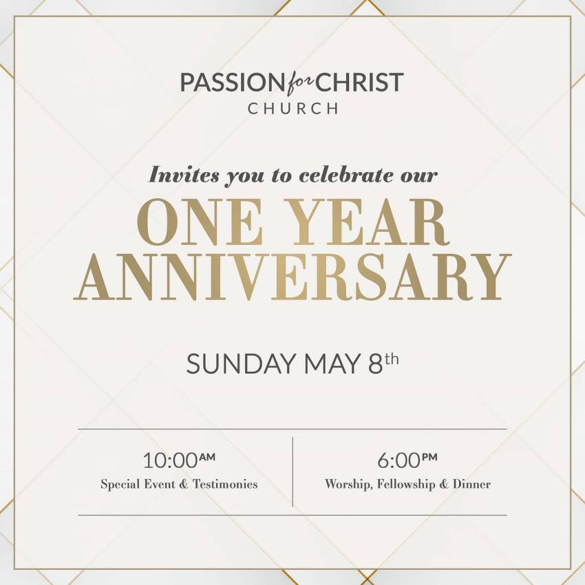 Aniversare 1 an la Passion for Christ Church Everett