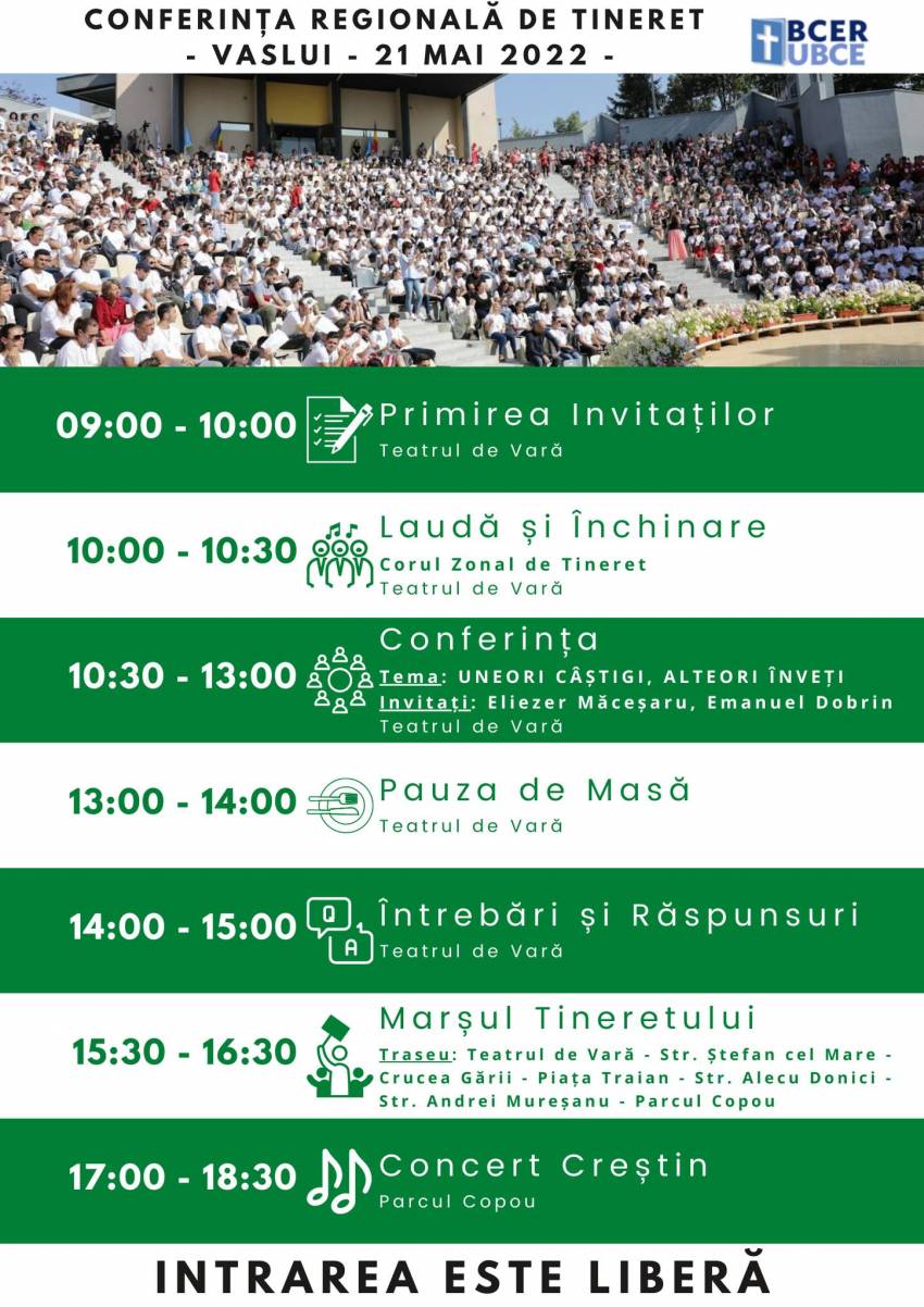 Conferința Regională de Tineret CDE la Vaslui