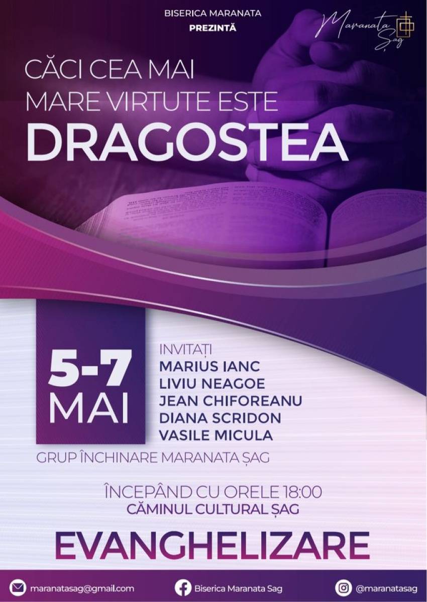 Seri de evanghelizare la Șag - Parc Timiş
