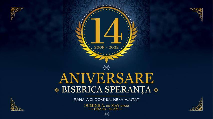 Aniversare 17 ani la Biserica Speranța Galați