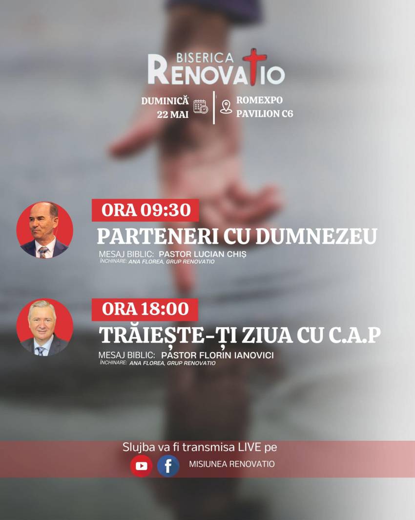 Lucian Chiș la Biserica Renovatio București