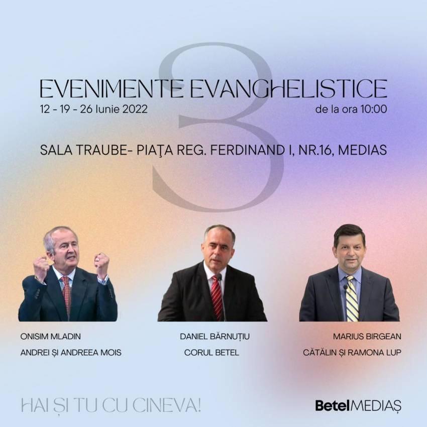 Evenimente evanghelistice la Mediaș