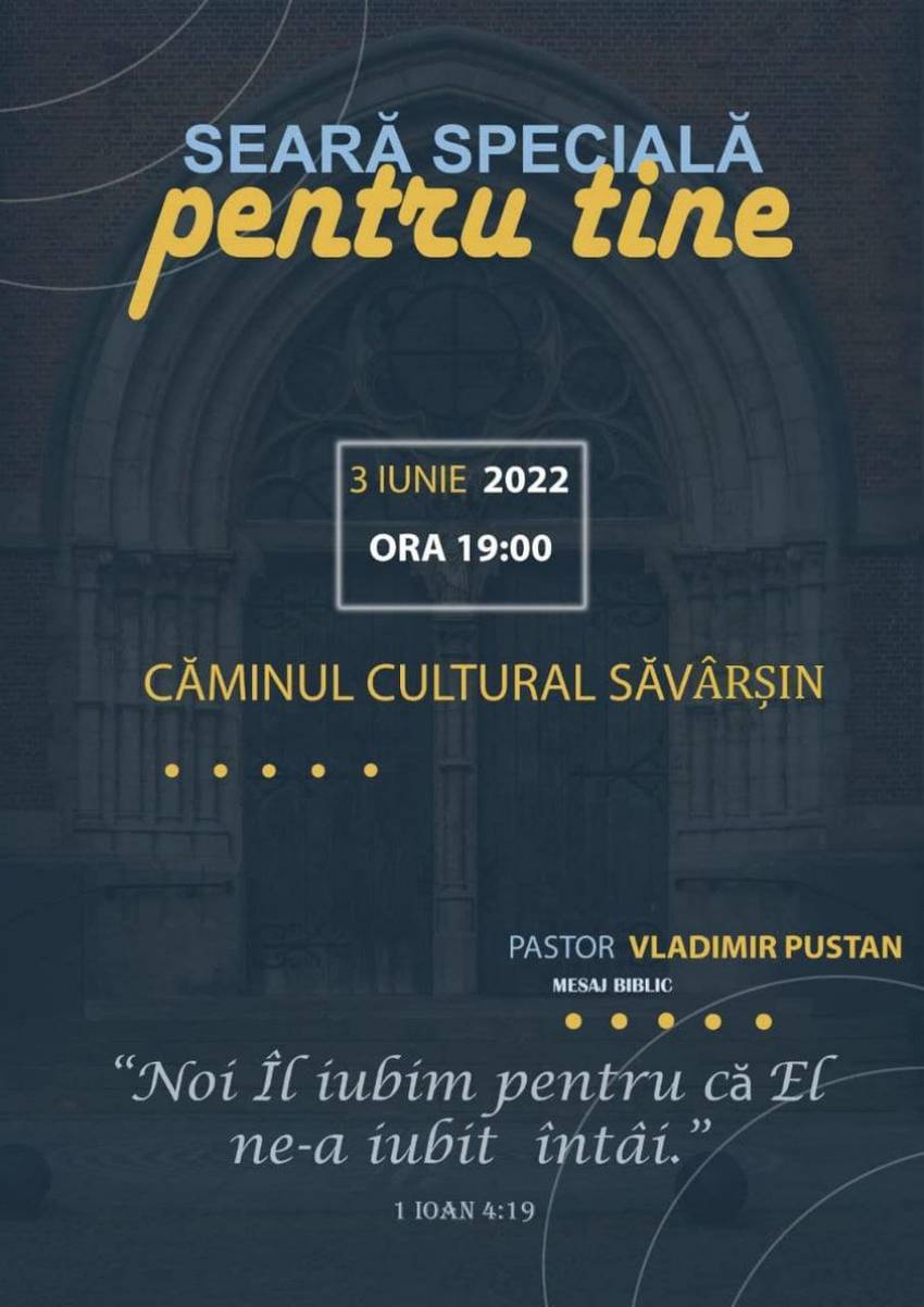 Vladimir Pustan la Căminul Cultural Săvârșin