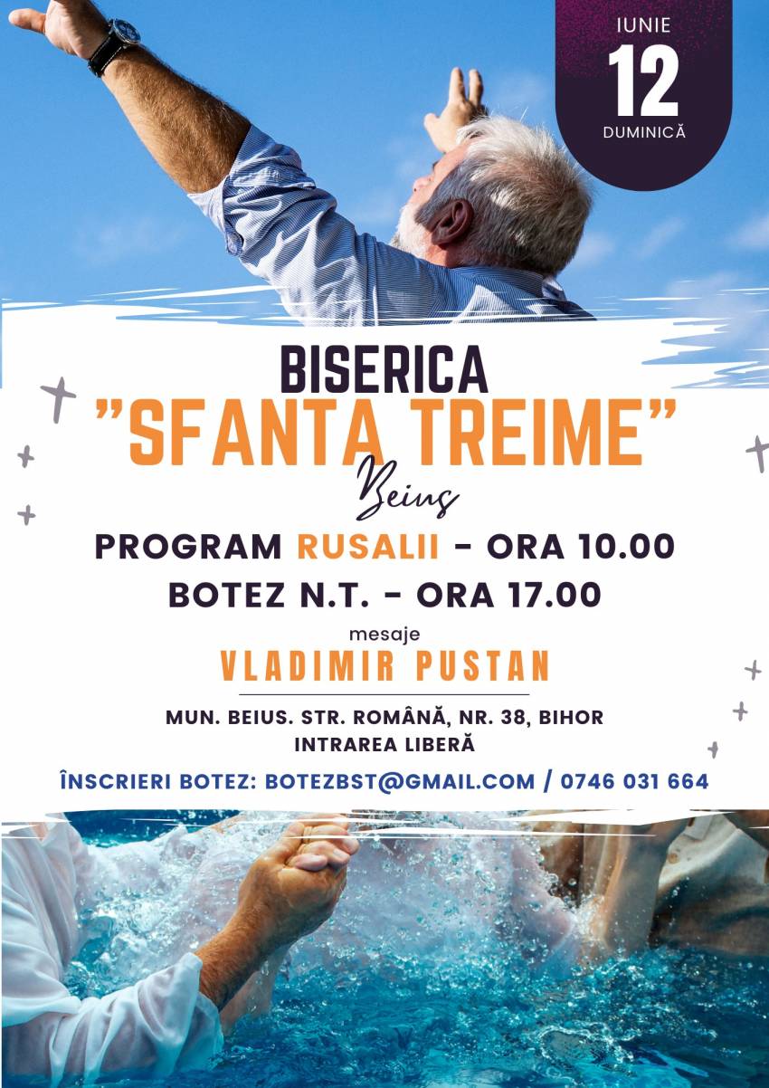 Botez la Biserica Sfânta Treime Beiuş
