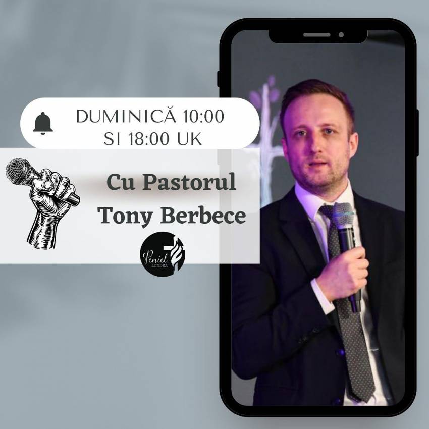 Tony Berbece la Biserica Peniel Londra