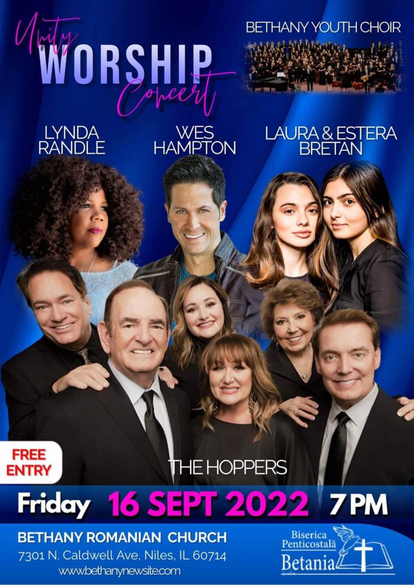 UNITY WORSHIP CONCERT la Biserica Betania Chicago