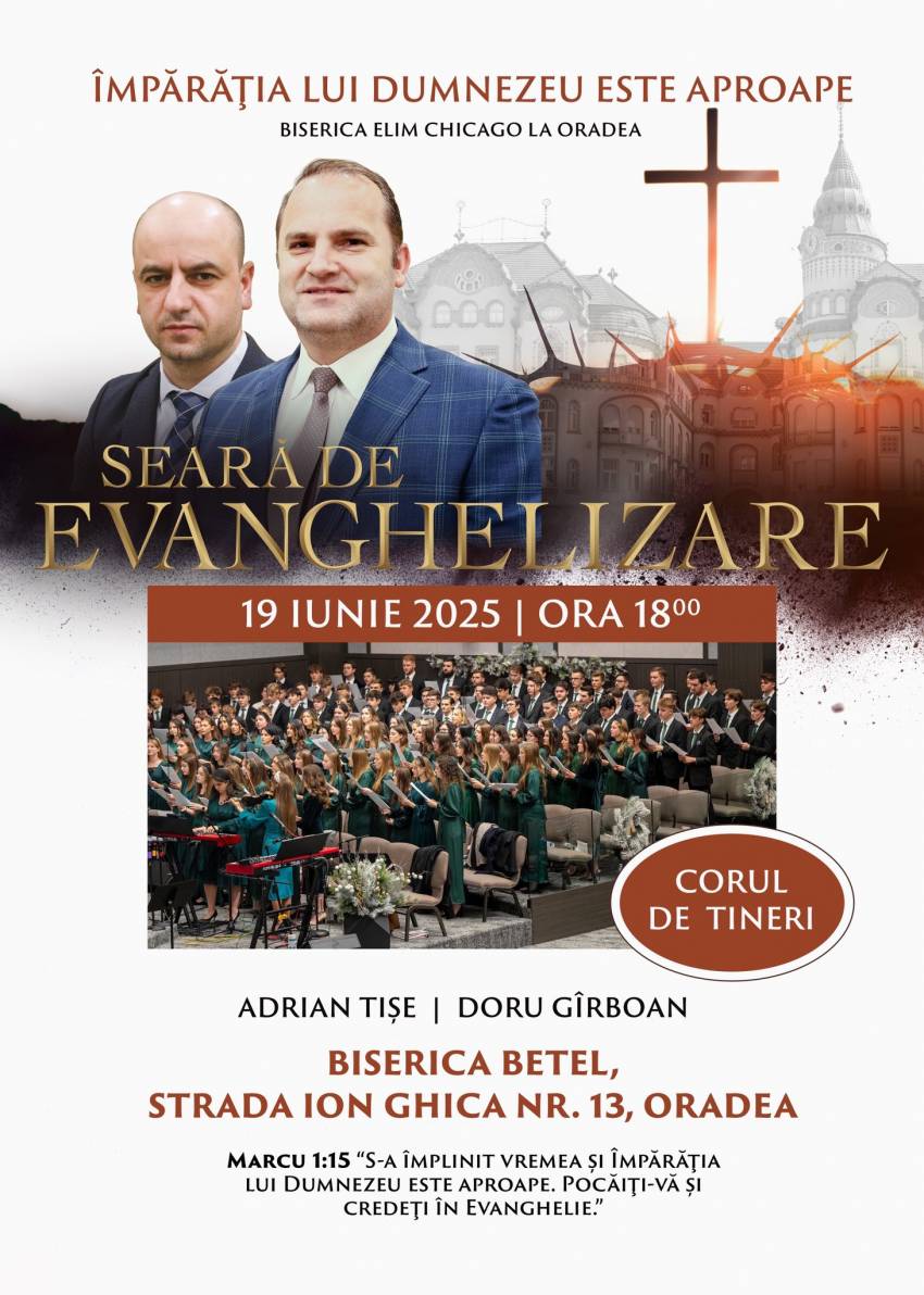 Biserica Elim Chicago: Misiune în Oradea