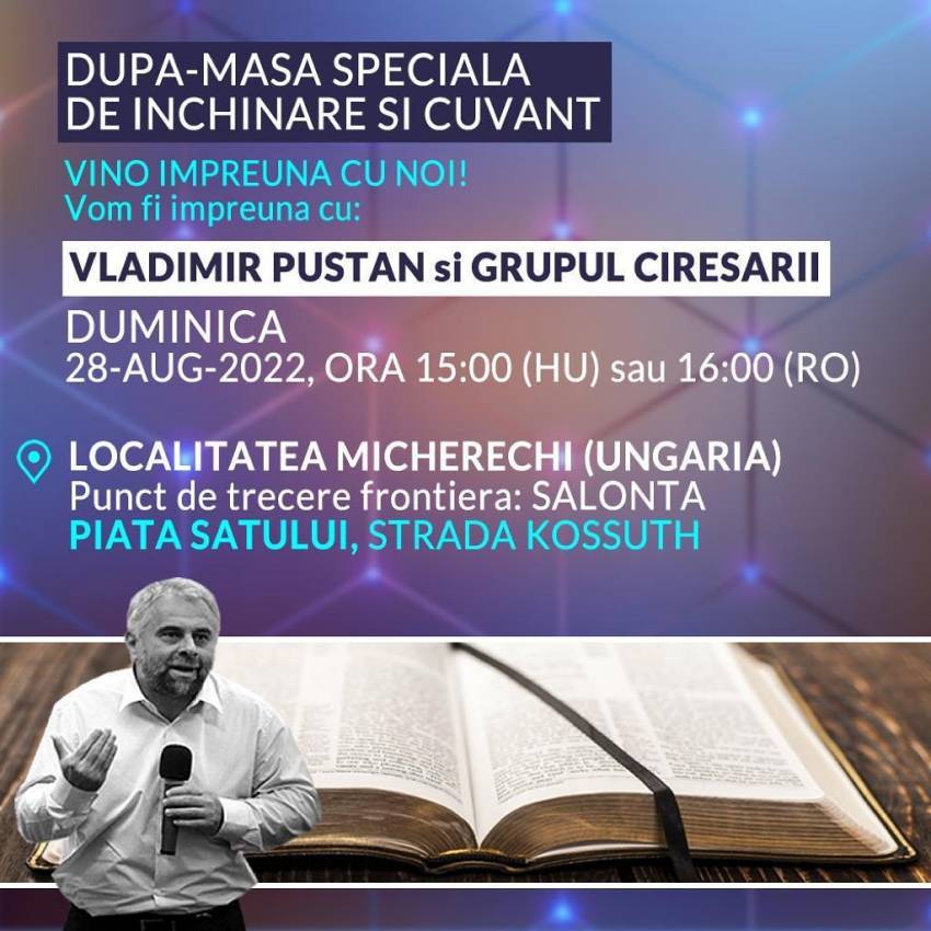 Vladimir Pustan & Cireșarii la Micherechi, Ungaria