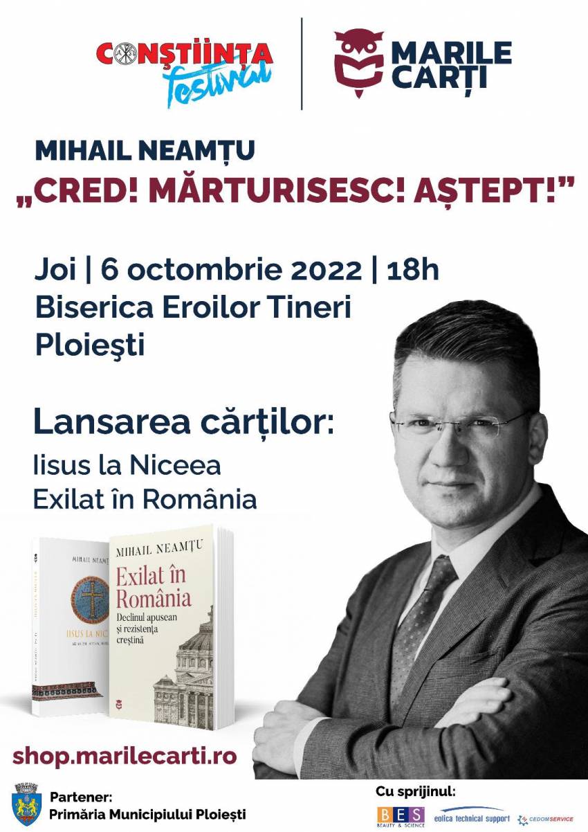 Mihai Neamțu ◉ Lansare de carte la Ploiești