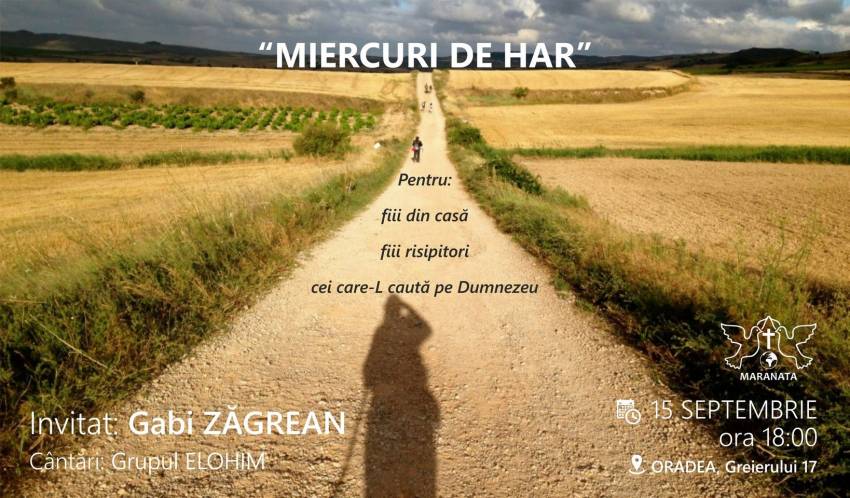 Gabi Zăgrean la Biserica Maranata Oradea