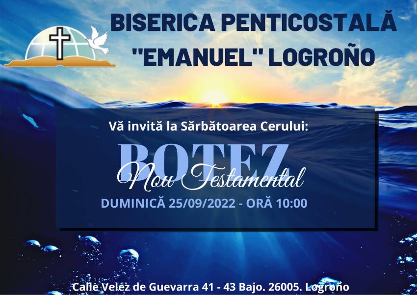Botez la Biserica Emanuel Logroño