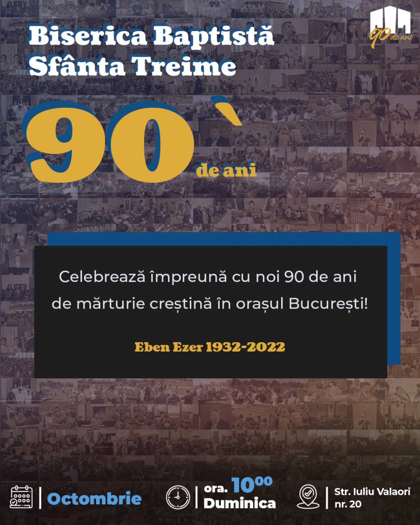 Aniversare 90 de ani la Biserica Sfânta Treime Bucureşti