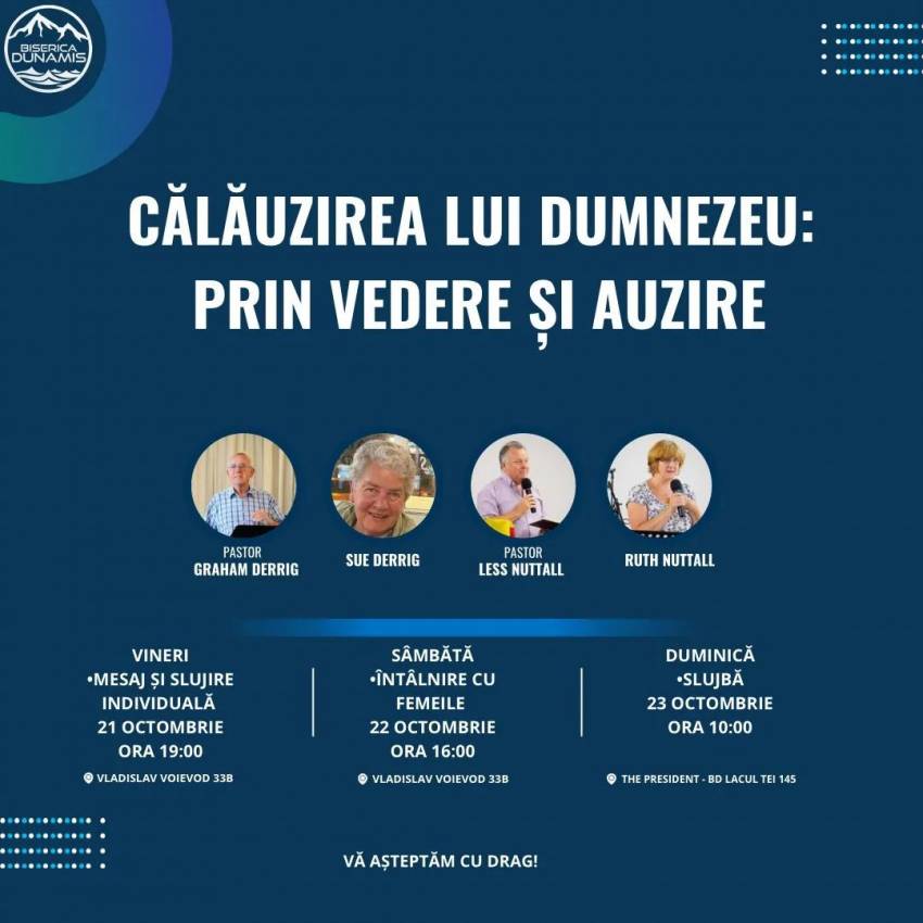 Evenimente la Biserica Dunamis București