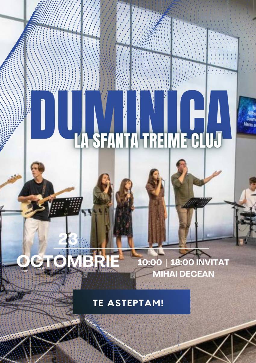 Mihai Decean la Biserica Sfânta Treime Cluj-Napoca