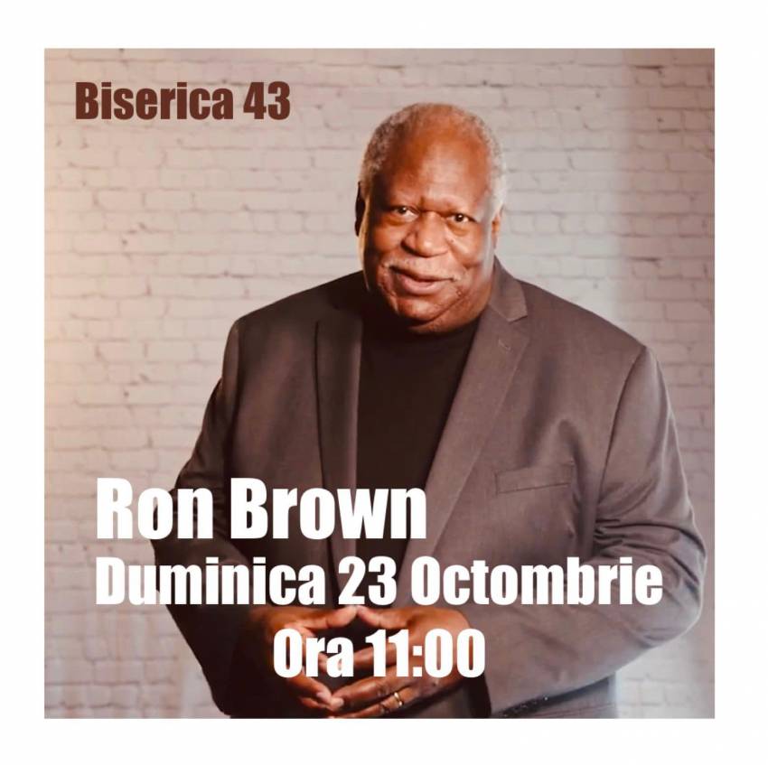 Ron Brown la Biserica 43 București
